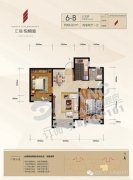 6-B两室两厅一卫四